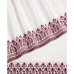  Festive Frameborder Jacquard Bath Towels, 27x54
