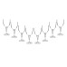  Collection Acrylic Wine Glass, Clear, Pack 8