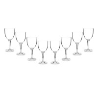 Martha Stewart Collection Acrylic Wine Glass, Clear, Pack 8