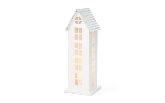  Birds and Berries 14.5″ Metal House Decor with Led Lights