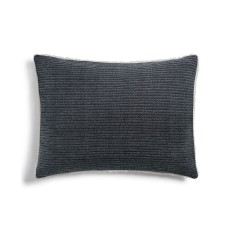 Martha Stewart Collection Chenille Sherpa King Sham,Charcoal,King