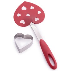 Martha Stewart Collection Cookie Cutter & Turner Set, Hearts