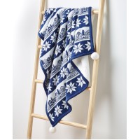 Martha Stewart Collection Fair Isle Chenille Throws