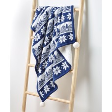 Martha Stewart Collection Fair Isle Chenille Throws