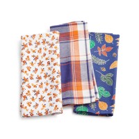 Martha Stewart Collection Harvest Kitchen Towels, Set of 3, Multi