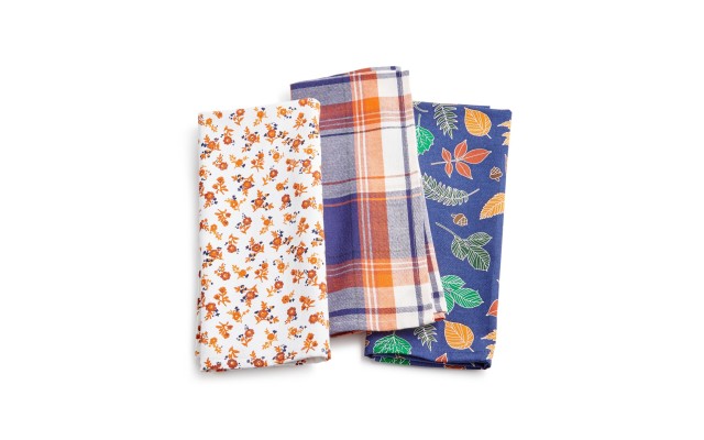 Harvest Kitchen Towels, Set of 3, Multi