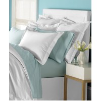 Martha Stewart Collection Simple Pique European Sham, Ivory, 26×26