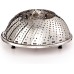  Vegetable Steamer, Silver, 11″x 6″