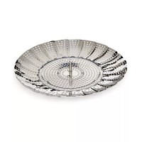 Martha Stewart Collection Vegetable Steamer, Silver, 11″x 6″