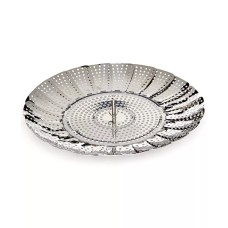 Martha Stewart Collection Vegetable Steamer, Silver, 11″x 6″