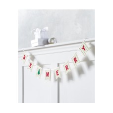 Martha Stewart Farmhouse Holidays Be Merry Garland