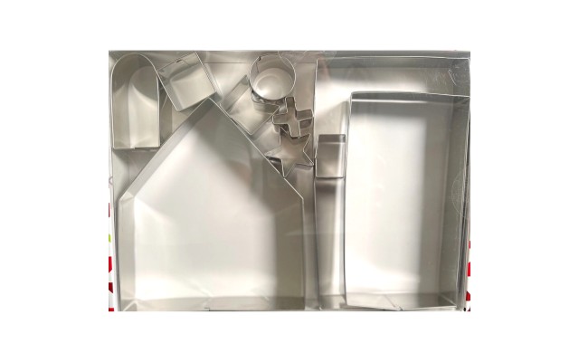 The Holiday Collection, 10-Piece Stainless Steel Cookie Cutter Set