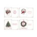 16-Count Boxed Assorted Christmas Cards, 4 each of 4 Different Designs, 6.25 x 4.62, Christmas Past