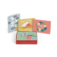 Masterpiece Studios Coastal Assortment Holiday Set of 16 Boxed Cards