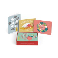 Masterpiece Studios Coastal Assortment Holiday Set of 16 Boxed Cards