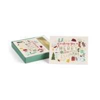 Masterpiece Studios Elements of Christmas Holiday Set of 18 Boxed Cards