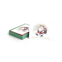 Masterpiece Studios Happy Santa Holiday Boxed Cards, 1 Pack