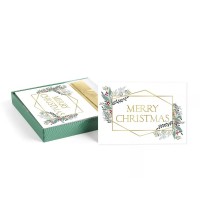 Masterpiece Studios Modern Christmas Holiday Set of 16 Boxed Cards