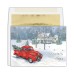  Vintage-Like Truck Scene Holiday Set of 18 Boxed Cards, Multicolor