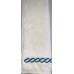 Matouk Classic Chain Basic Fingertip Towel, Turqoise/White, 12x20