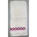 Matouk Milagro Classic Chain Basic WashCloth, Magenta, 12x12