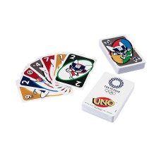 Mattel Games Uno Olympic Games Tokyo 2020 Card Game with 112 Cards