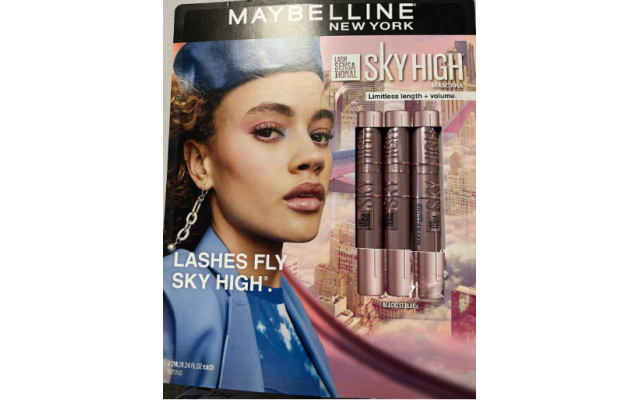  Lash Sensational Ski High Limitless Length + Volume Mascara, Blackest Black, 3 Count