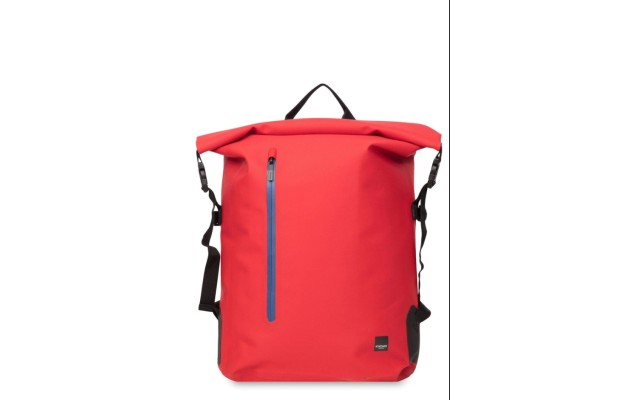 Men’s  London Thames Cromwell Roll Top Backpack, Red, One Size