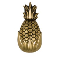Michael Healy Pineapple Door Knocker, Brass, 8.25″H x 4″W