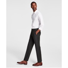 Michael Kors Men’s Classic Fit Cotton Stretch Performance Pants, Dark Olive, 40×30