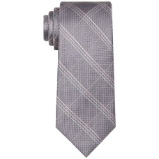 Michael Kors Mens Dash & Line Grid Check Ties