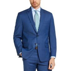 Michael Kors Men’s Modern-Fit Airsoft Stretch Suit Jackets, Navy, 41R