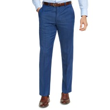 Michael Kors Men’s Modern-Fit Airsoft Stretch Suit Pants, Navy, 33×32