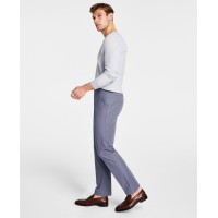 Michael Kors Men’s Pattern Classic Fit Pants, Ash Blue, 40×32