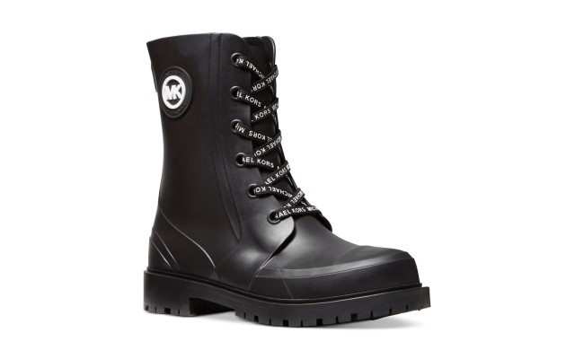  Montaigne Rain Boots, Black, 6 M