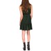  Ruffled Faux-wrap Dress Moss, 4