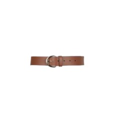 Michael Kors Women’s 38 Mm Pebble Leather Belt – Luggage, Large