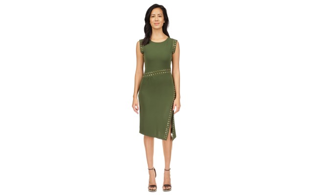  Womens Astor Stud Dress, Jade, X-Large