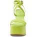  Women’s Paola Platform Dress Sandals Women’s Shoes, Bright Limeade, 9.5M
