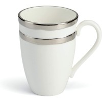 Michael Wainwright 4.75 H Como White Platinum Mug