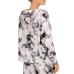 Midnight Bakery Women’s Diego Tie Dye Hoodie, Orange, X-Small