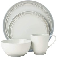 Mikasa Elura Gray 4-Piece Place Setting, Service For 1