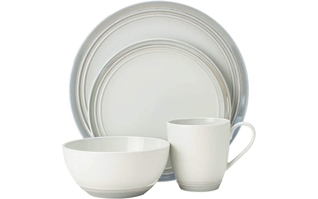  Elura Gray 4-Piece Place Setting, Service For 1