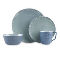 Mikasa Marbella Place Setting, Blue, 4-Piece