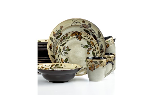  Siena 16-Pc. Dinnerware Set, Service for 4, MISSING PIECES