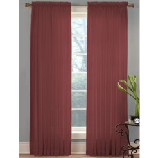 Miller Curtains Angelica Sheer 95-inch Rod Pocket Curtain Panel
