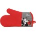  Silicone Oven Mitt, Red