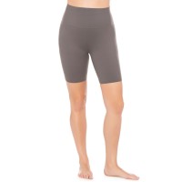 Miraclesuit Athleisure Tummy-Control Bike Shorts, Gray, Medium