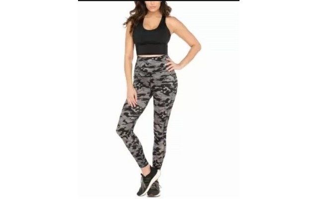  Tummy-Control Performance Leggings, Multi, Large