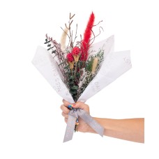 Miss Daisy Small Dried Floral Bouquet Red